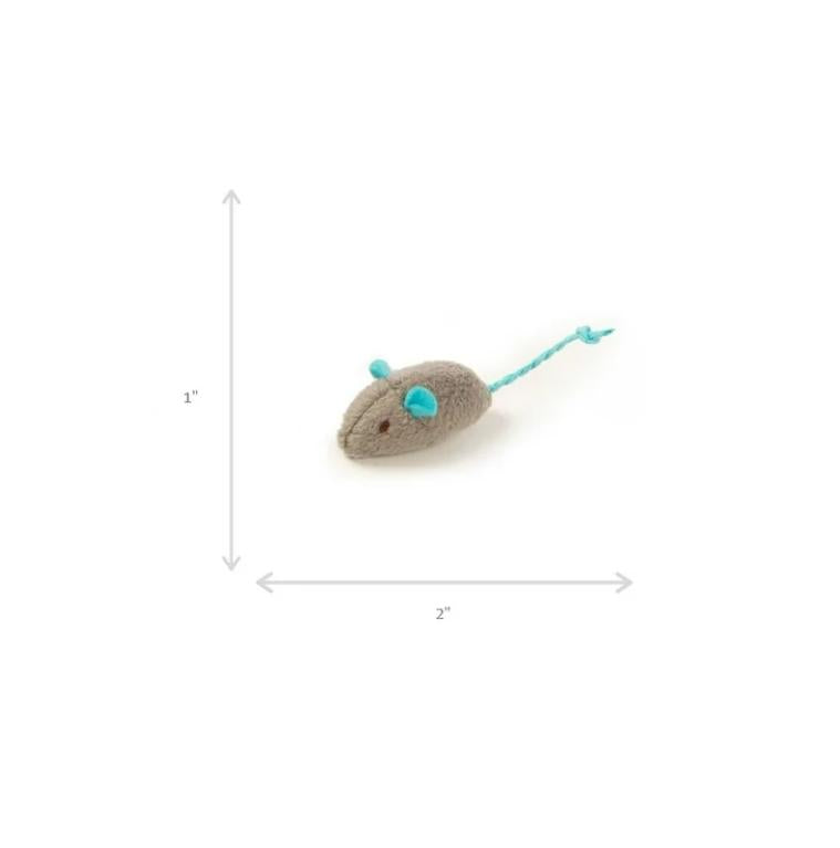 SmartyKat Skitter Critters – Plush Catnip Mice, 10-Pack