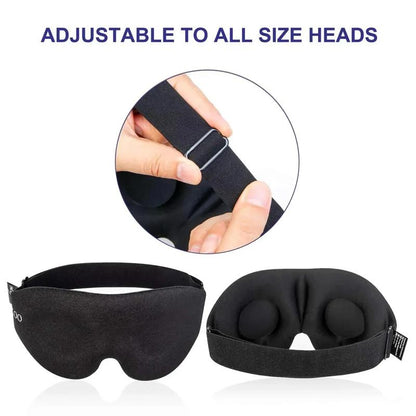 DreamFit™ 3D Contoured Sleep Mask – Zero Pressure Blindfold